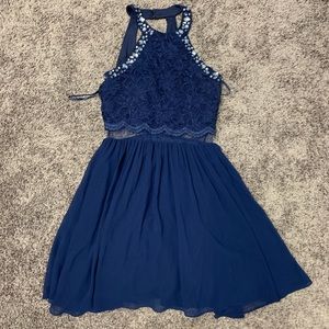 Prom/homecoming navy blue dress